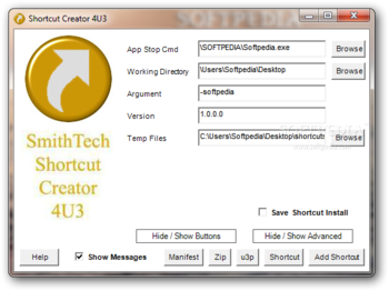 Shortcut Creator 4U3 screenshot 2