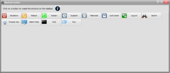 Shortcut creator screenshot