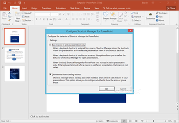 Shortcut Manager for PowerPoint screenshot 3