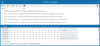 Shortcut Scanner screenshot