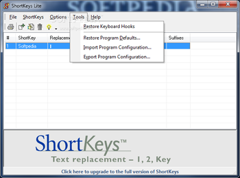 ShortKeys Lite screenshot 5