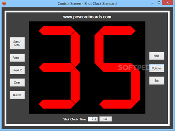 Shot Clock Standard screenshot