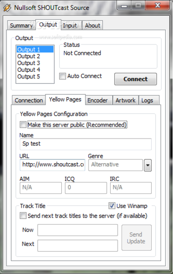 SHOUTcast DSP Plug-In for Winamp screenshot 3