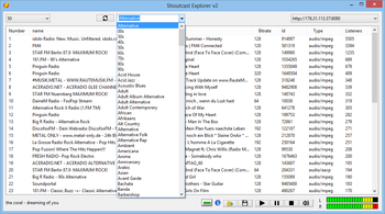 Shoutcast Explorer screenshot 2