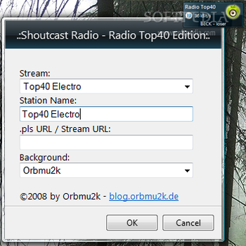 Shoutcast Gadget â€“ Radio Top40 Edition screenshot 2