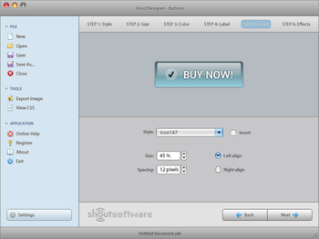 ShoutDesigner Button Graphics screenshot 3
