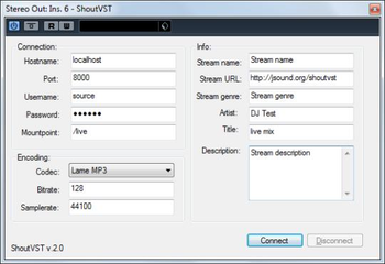 ShoutVST screenshot