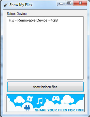 Show My Hidden Files screenshot