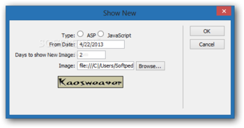 Show New for Dreamweaver screenshot 2