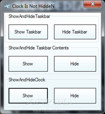 ShowAndHideTaskbarContents screenshot