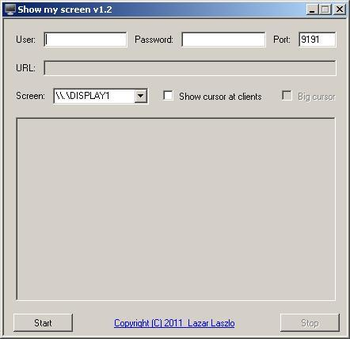ShowMyScreen screenshot