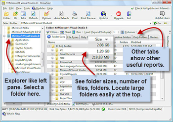 ShowSize PE screenshot 2