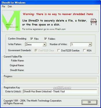 ShredIt for Windows screenshot 2