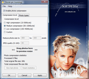 Shrink Pic screenshot