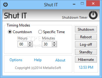 Shut IT screenshot