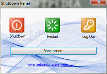 Shutdown Panel screenshot