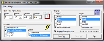 Shutdown Timer Express screenshot