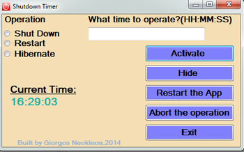 ShutDown Timer screenshot