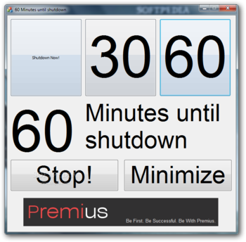 Shutdown Timer screenshot