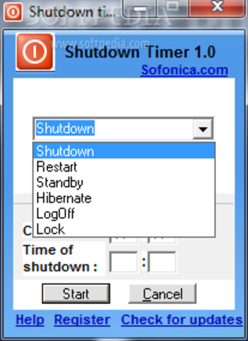 Shutdown Timer screenshot