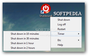 Shutdown8 screenshot