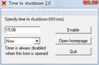 ShutDownTimer screenshot