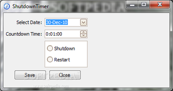 ShutdownTimer screenshot