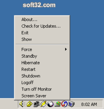 ShutdownTray screenshot 2