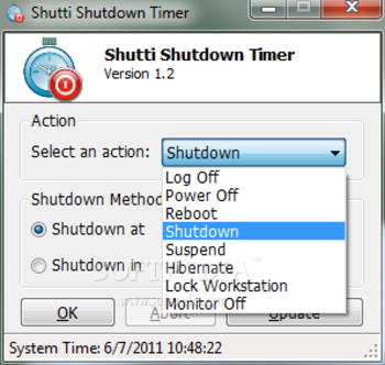 Shutti Shutdown Timer screenshot 2