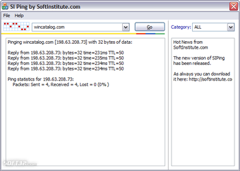 SI Ping screenshot 2