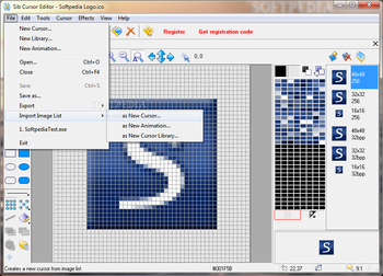 Sib Cursor Editor screenshot 2