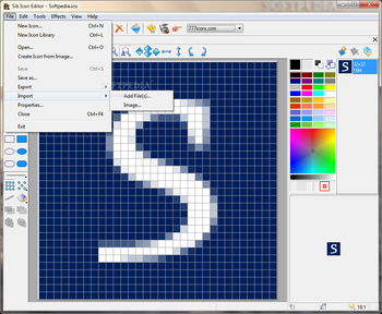 Sib Icon Editor screenshot 2