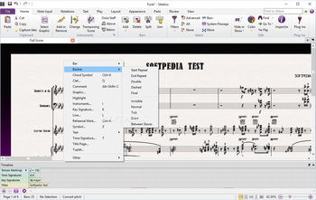 Sibelius screenshot