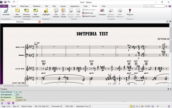 Sibelius screenshot 16