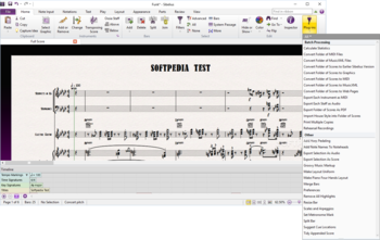 Sibelius screenshot 4