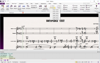 Sibelius screenshot 7
