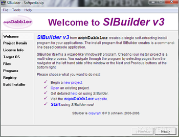 SIBuilder screenshot