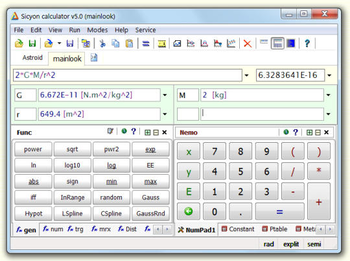 Sicyon Calculator screenshot