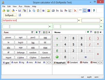 Sicyon calculator screenshot