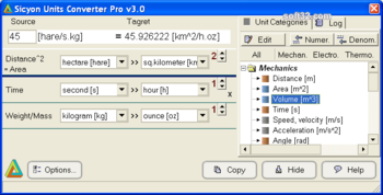 Sicyon Units Converter Pro screenshot 2