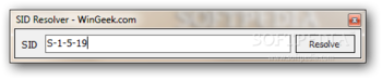 SID Resolver screenshot