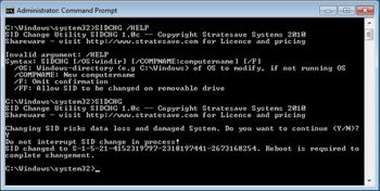 SIDCHG screenshot