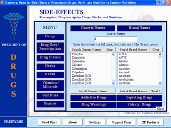 Side-Effects screenshot