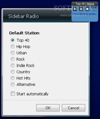 Sidebar Radio screenshot 2