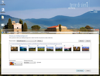 Siena Architettura Windows 7 Theme screenshot
