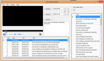 Sifa Subtitle Maker screenshot