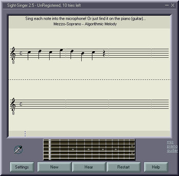 Sight Singer screenshot