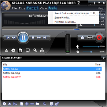 Siglos Karaoke Player/Recorder screenshot 3