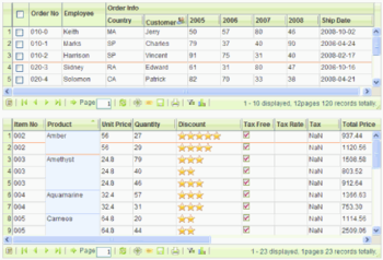 Sigma grid-Ajax grid for php java & .net screenshot 2