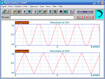 Signal Analyze Toolkit screenshot